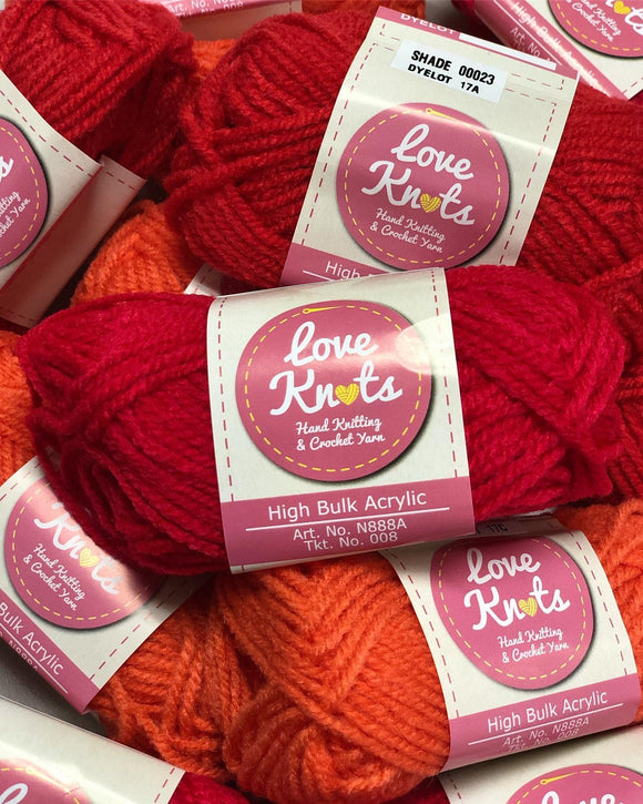 LOVE KNOTS ACRYLIC YARN