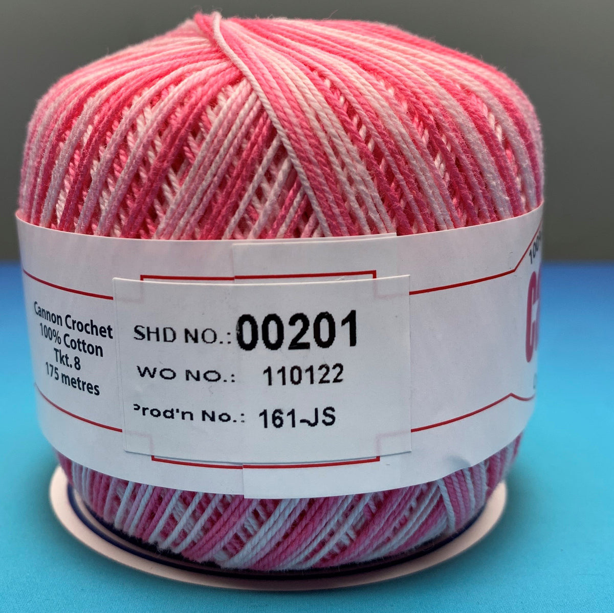 Cannon Mercerized Cotton Crochet Thread Multicolors (Box of 12 balls ...