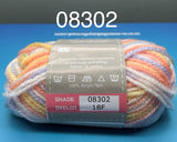 Love Knot 15 grams Acrylic Yarn  Multicolors