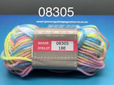 Love Knots 50 grams  Multicolors Acrylic Yarn