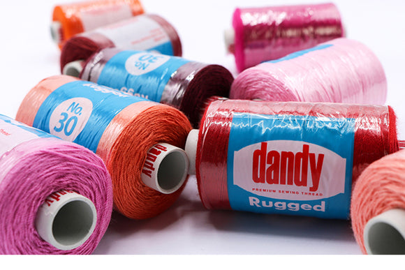 Dandy Rugged ticket 30 sewing thread (8760M/030) Complete shade range ...