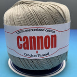 Cannon Mercerized Cotton Crochet Thread Plain Colors (Box of 12 balls)