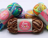 Love Knot 15 grams Acrylic Yarn  Multicolors