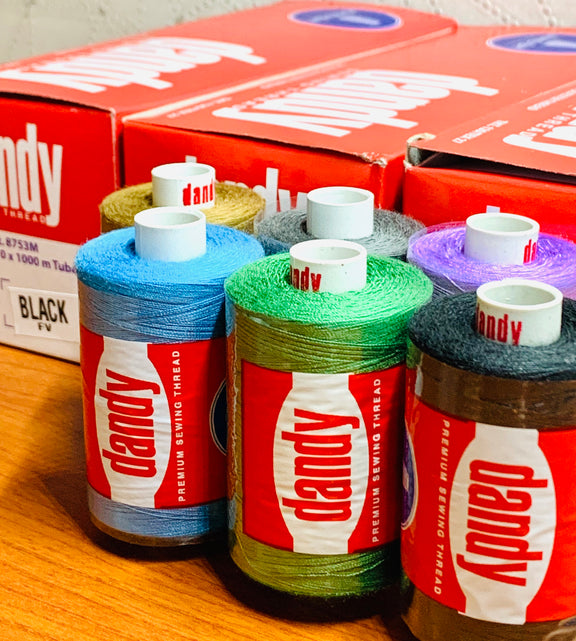 Dandy Ticket 120 1000 meters Polyester Sewing Thread (Strip 06 to 10 ...