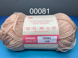 Love Knots 15 grams (Shade 00067 to 000795) Acrylic Yarn