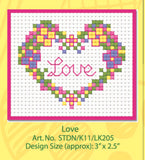 Love Knots Student Cross Stitch Kit (STDN/K11)