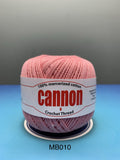 Cannon Mercerized (White, Black, Natural, BC050, BC051, MB767) Cotton Crochet Thread (Single Ball)