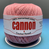 Cannon Mercerized Cotton Crochet Thread Plain Colors (Box of 12 balls)