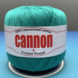 Cannon Mercerized Cotton Crochet Thread Plain Colors (Box of 12 balls)