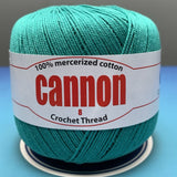 Cannon Mercerized Cotton Crochet Thread Plain Colors (Box of 12 balls)