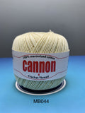 Cannon Mercerized (White, Black, Natural, BC050, BC051, MB767) Cotton Crochet Thread (Single Ball)