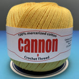 Cannon Mercerized Cotton Crochet Thread Plain Colors (Box of 12 balls)