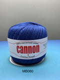 Cannon Mercerized (White, Black, Natural, BC050, BC051, MB767) Cotton Crochet Thread (Single Ball)