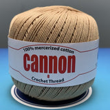 Cannon Mercerized Cotton Crochet Thread Plain Colors (Box of 12 balls)