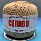 Cannon Mercerized Cotton Crochet Thread Plain Colors (Box of 12 balls)