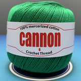 Cannon Mercerized Cotton Crochet Thread Plain Colors (Box of 12 balls)