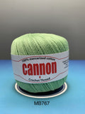 Cannon Mercerized (White, Black, Natural, BC050, BC051, MB767) Cotton Crochet Thread (Single Ball)