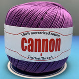 Cannon Mercerized Cotton Crochet Thread Plain Colors (Box of 12 balls)