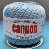 Cannon Mercerized Cotton Crochet Thread Plain Colors (Box of 12 balls)