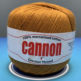 Cannon Mercerized Cotton Crochet Thread Plain Colors (Box of 12 balls)