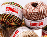 Cannon Mercerized  Multicolors Batch 1 Cotton Crochet Thread (Single Ball)