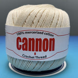 Cannon Mercerized Cotton Crochet Thread Plain Colors (Box of 12 balls)