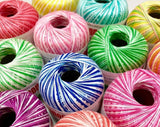 Cannon Mercerized Cotton Crochet Thread Multicolors (Box of 12 balls)