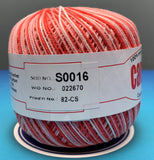 Cannon Mercerized  Multicolors Batch 3 Cotton Crochet Thread (Single ball)