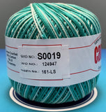 Cannon Mercerized  Multicolors Batch 1 Cotton Crochet Thread (Single Ball)