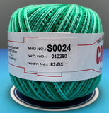 Cannon Mercerized  Multicolors Batch 1 Cotton Crochet Thread (Single Ball)