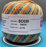 Cannon Mercerized Cotton Crochet Thread Multicolors (Box of 12 balls)