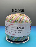 Cannon Mercerized  Multicolors Batch 2 Cotton Crochet Thread (Single Ball)